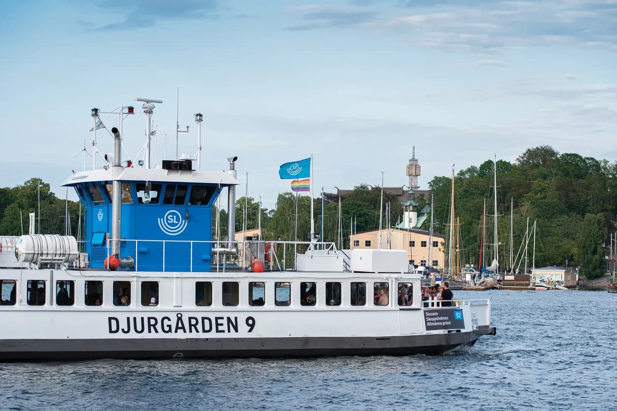 Slussen, Gamla Djurgårdsstaden & Vasamuseet